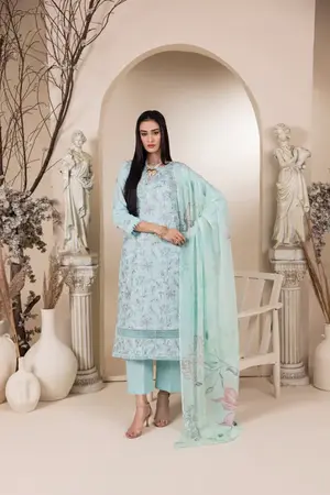 PANACHE - New Arrival: 3pc Lawn Suit