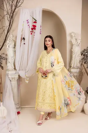 PANACHE - New Arrival: 3pc Lawn Suit