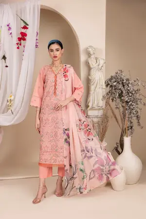 PANACHE - New Arrival: 3pc Lawn Suit