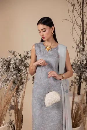PANACHE - New Arrival: 3pc Lawn Suit