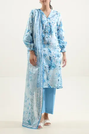 SAYA - New Arrival: 3pc Lawn