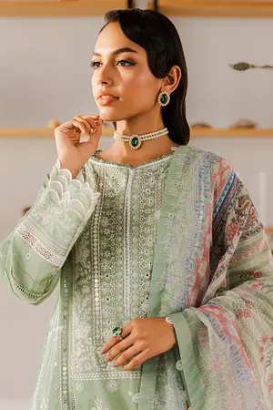 ZELLBURY - New Arrival: 3pc Lawn Suit