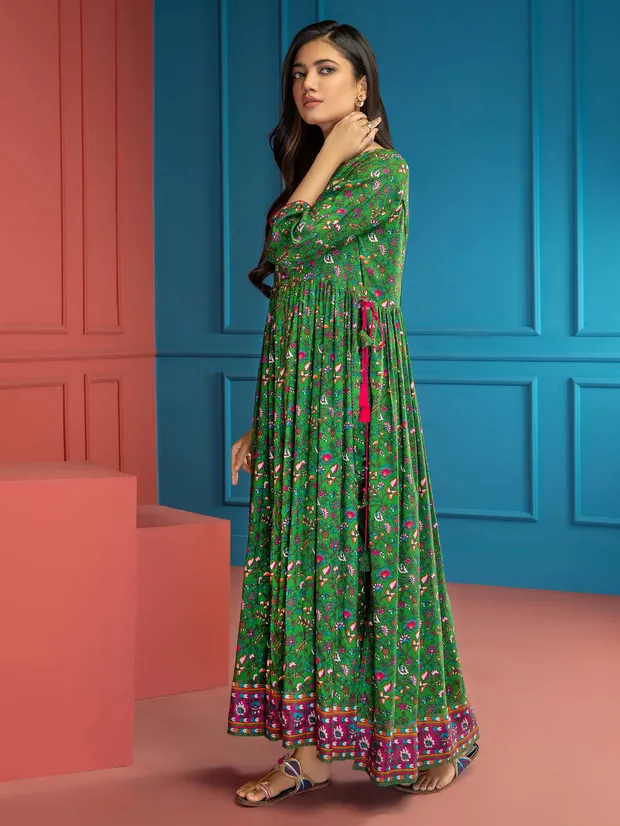 chinese dress ladies LIMELIGHT DRESS LIME – Lamaé Studios main image 1