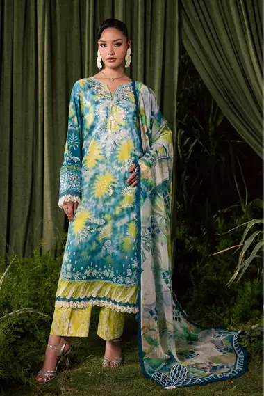 Unstitched Embroidered Daily Delight by Nurèh V-1 | DD - 31 by NUREH, LightSeaGreen