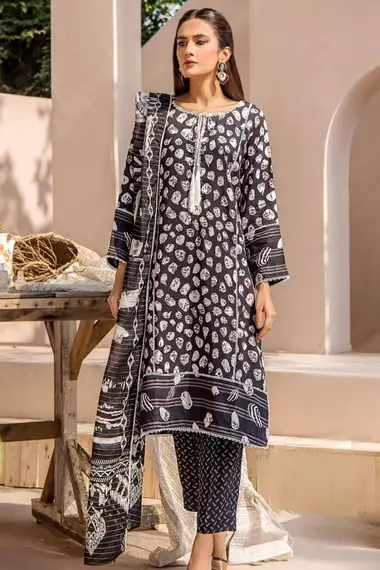 air jet doriya viscous shirt by hadia, Black