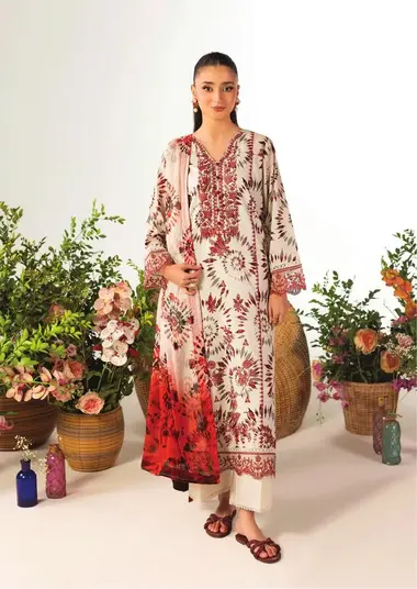 EMBROIDERED LILLY BY CELTS | LC - 09 by CELTS, Brown