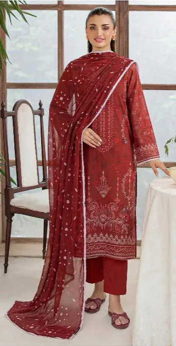 HUMDUM - New Arrival: 3pc Unstitched Lawn Collection