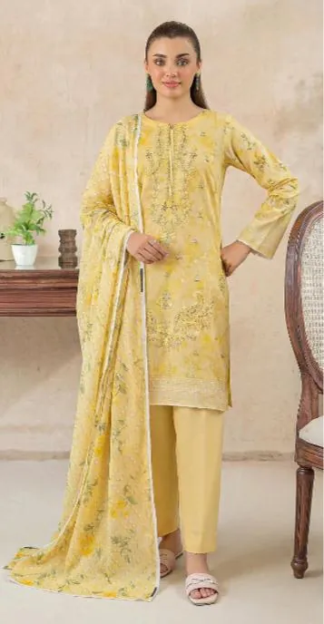 HUMDUM - New Arrival: 3pc Unstitched Lawn Collection