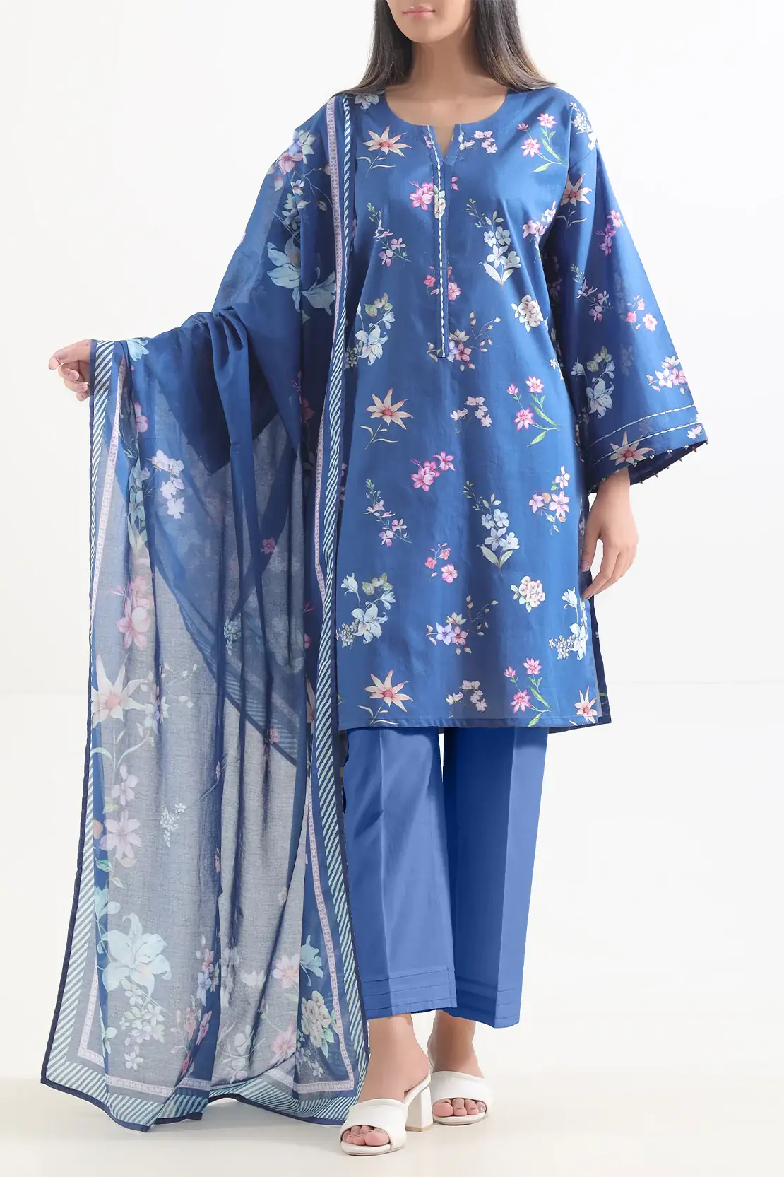 SAYA - New Arrival: 3pc Lawn