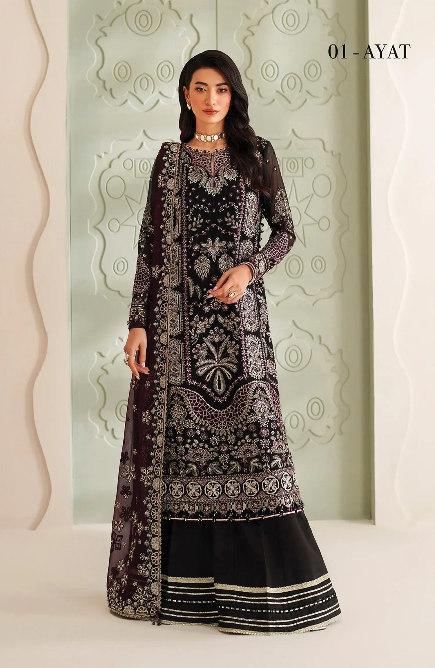 XENIA - New Arrival: 3pc Luxury Chiffon 