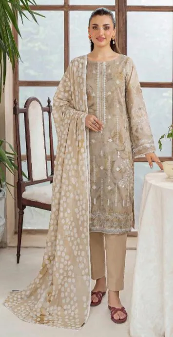HUMDUM - New Arrival: 3pc Unstitched Lawn Collection