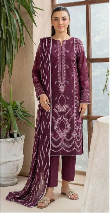 HUMDUM - New Arrival: 3pc Unstitched Lawn Collection