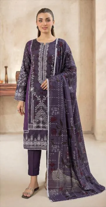 HUMDUM - New Arrival: 3pc Unstitched Lawn Collection